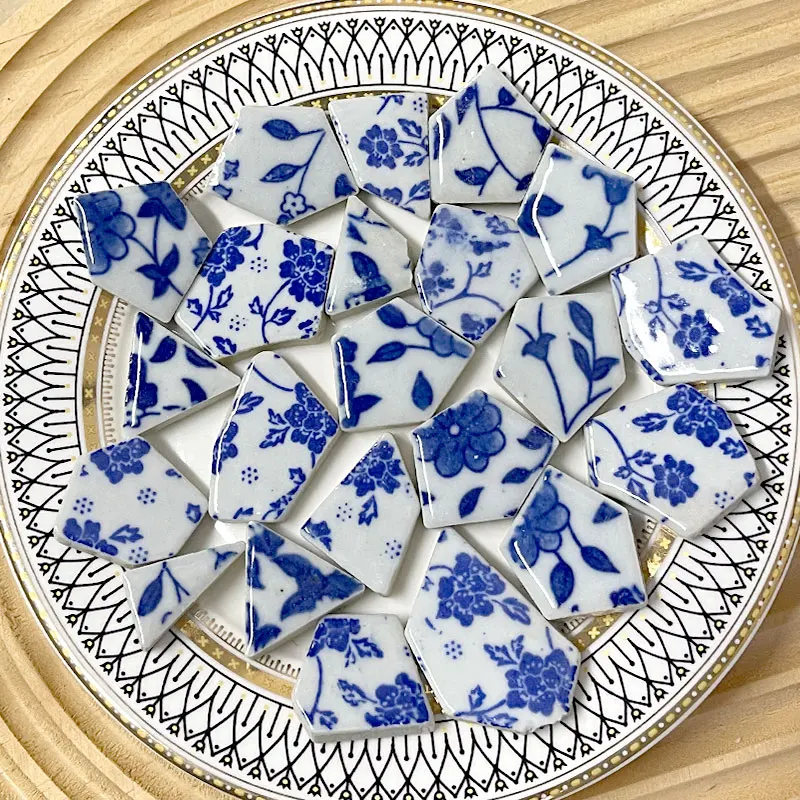 100g Oval Ceramic Mosaic Tiles - Ceramic Tile Blank 评论和价格