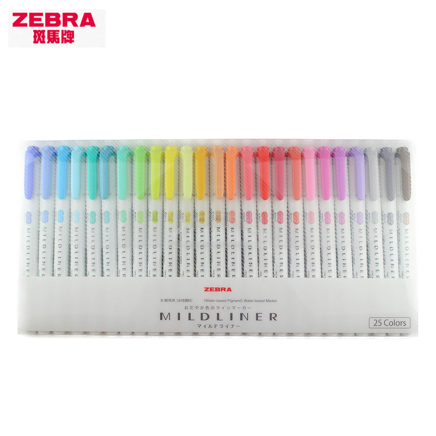 Zebra Full 35/25Colors Mildlin - Zebra Pen Mildliner 评论和价格