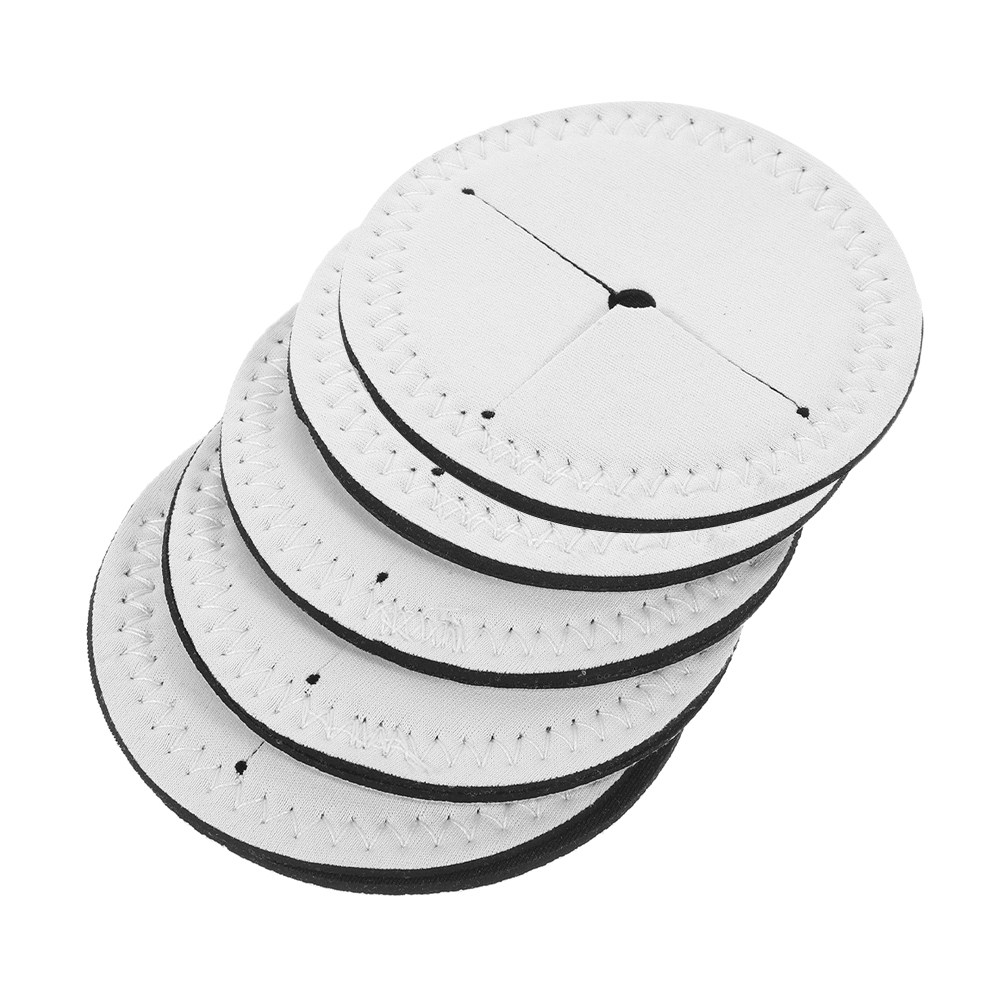 5Pcs White Blank Round Drink C - Coaster Sublimation Blank 评论和价格