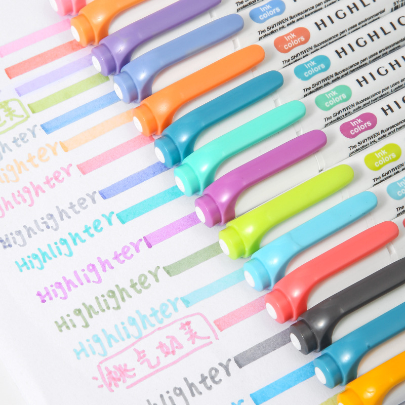 5 Pcs/Set Double Headed Highli - Stabilo Marker Boss 评论和价格