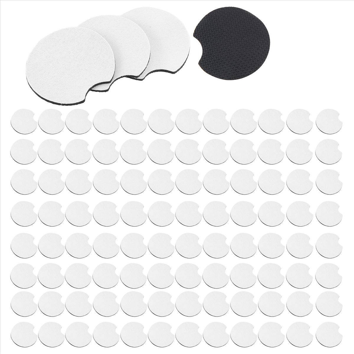 AA83 100 Pcs of Sublimation Bl - Coaster Sublimation Blank 评论和价格