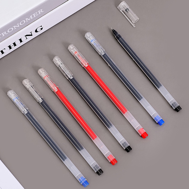 0.5mm Large Capacity Black/Red - Muji Stationery Gel Pen 评论和价格
